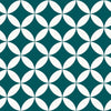 Terrazzo Star Removable Wallpaper in Teal