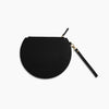 3/4 Moon Clutch in Black