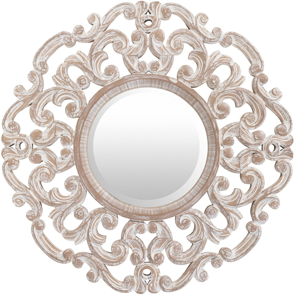 Urvashi URV-001 Mirror in Tan by Surya