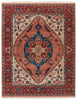 Uptown Avon Hand Knotted Red & Blue Rug by Artemis 1