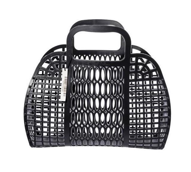 Plastic Market Bag - Large Black