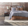 Kojo Bedding in Denim & White