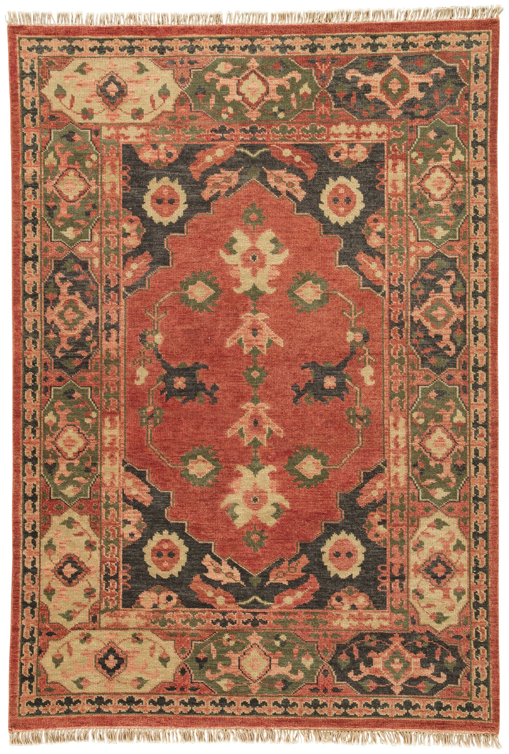 Azra Floral Rug in Phantom & Muted Clay design by Artemis for Jaipur design by Jaipur Living