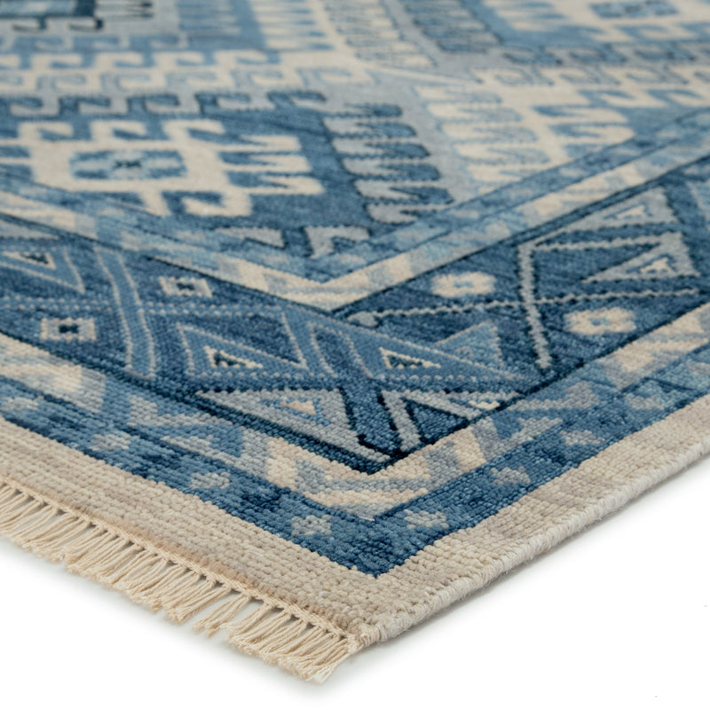 Hobbs Geometric Rug in Dusty Blue & Blue Heaven design by Artemis for Jaipur design by Jaipur Living