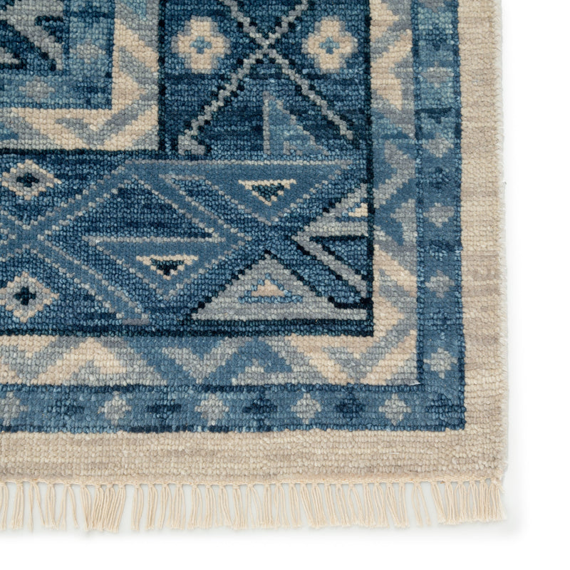 Hobbs Geometric Rug in Dusty Blue & Blue Heaven design by Artemis for Jaipur design by Jaipur Living