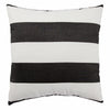 Cabana Black & White Stripe Indoor/ Outdoor Throw Pillow