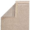 Soleil Indoor/Outdoor Solid Beige & Dark Taupe Rug