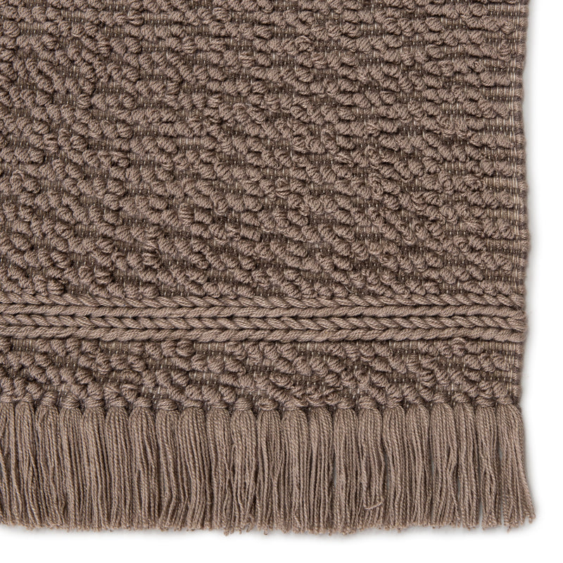 Soleil Indoor/Outdoor Solid Dark Taupe Rug