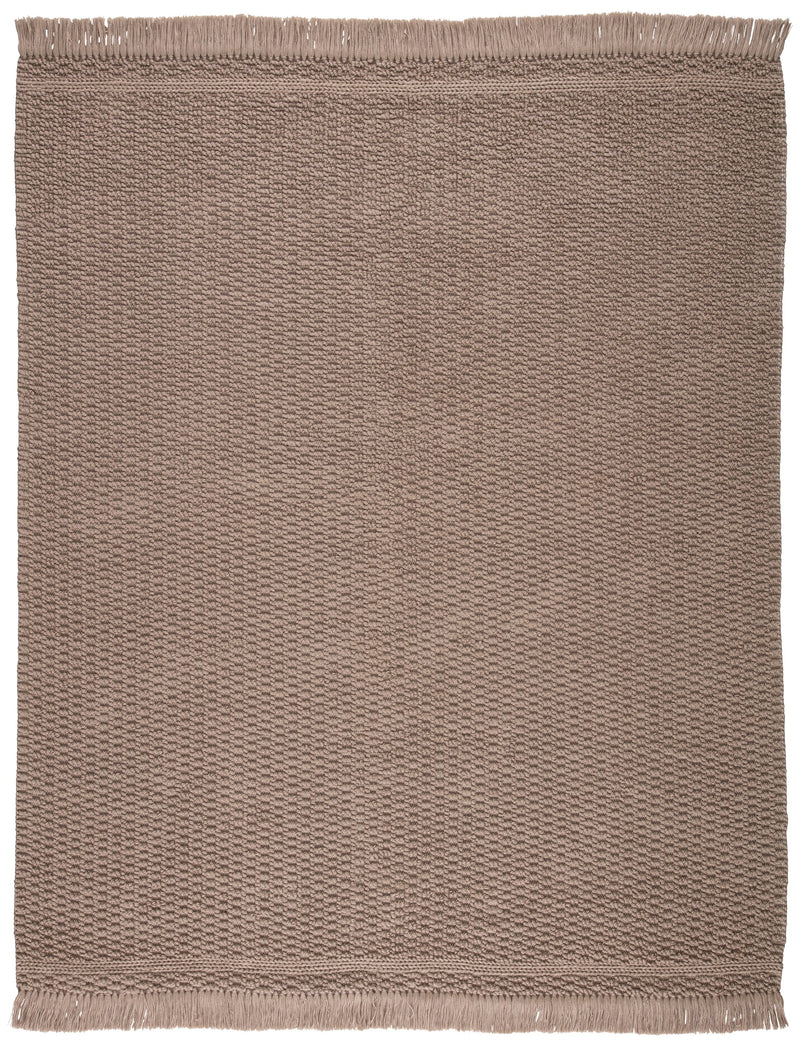 Soleil Indoor/Outdoor Solid Dark Taupe Rug