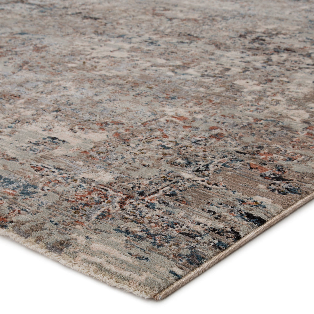 Niran Medallion Gray & Rust Rug by Jaipur Living