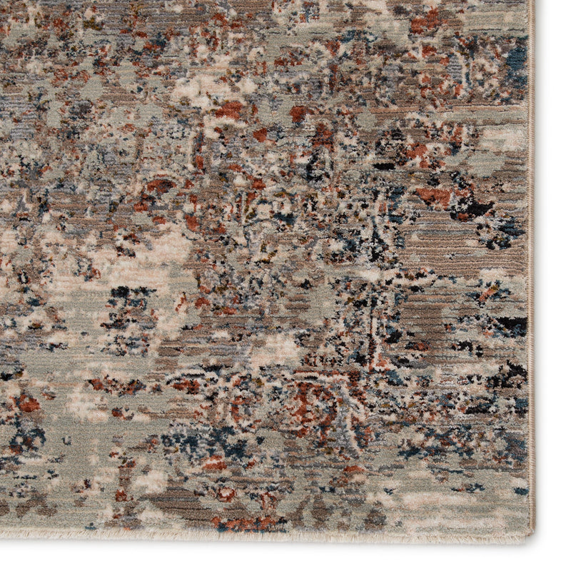 Niran Medallion Gray & Rust Rug by Jaipur Living