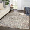 Niran Medallion Gray & Rust Rug by Jaipur Living