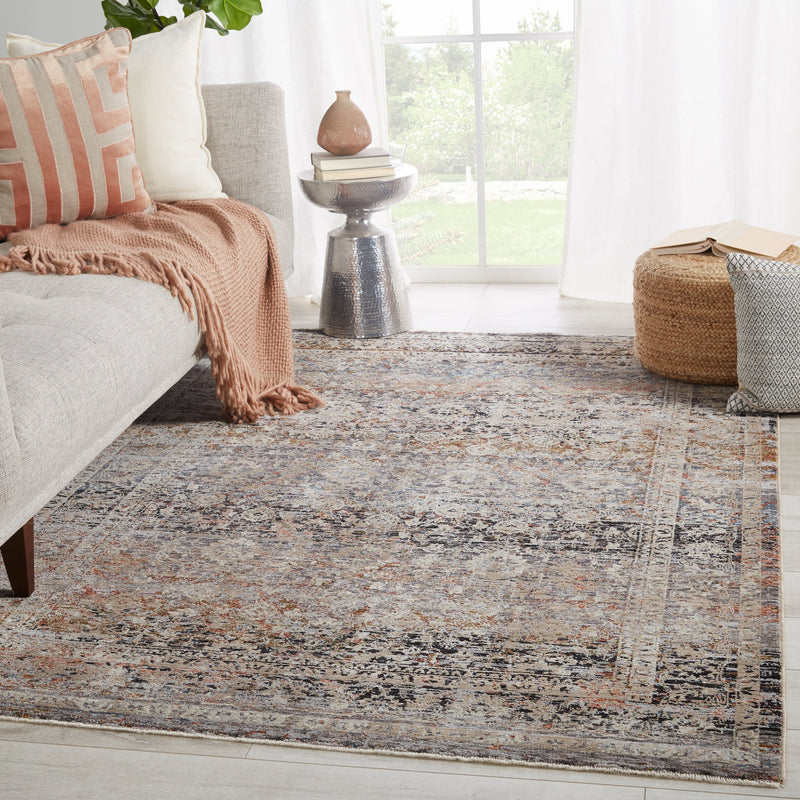 Elio Oriental Gray & Black Rug by Jaipur Living