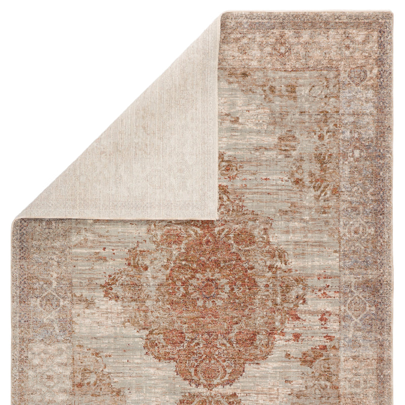 Beatty Medallion Tan & Rust Rug by Jaipur Living