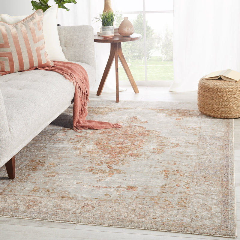 Beatty Medallion Tan & Rust Rug by Jaipur Living