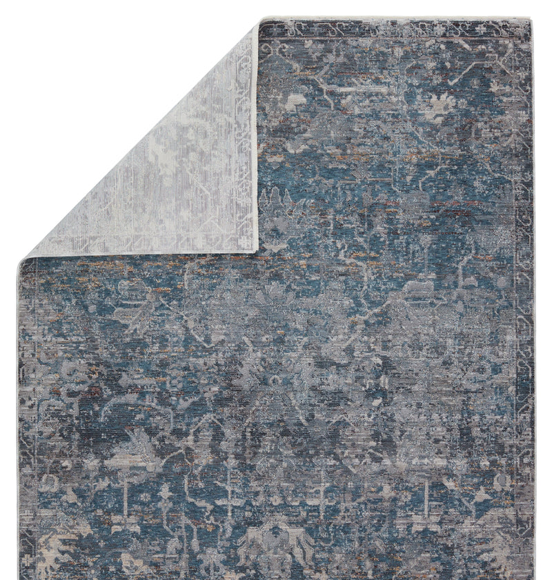 Valentia Cicely Blue & Gray Rug 3