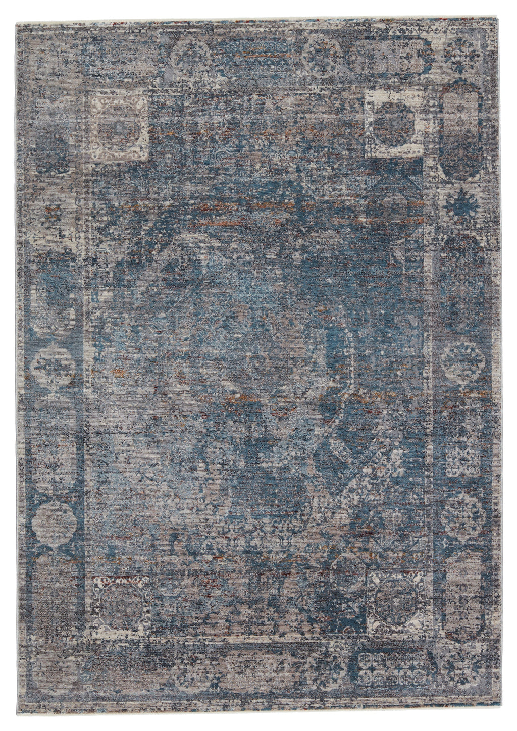 Valentia Arcadia Blue & Gray Rug 1