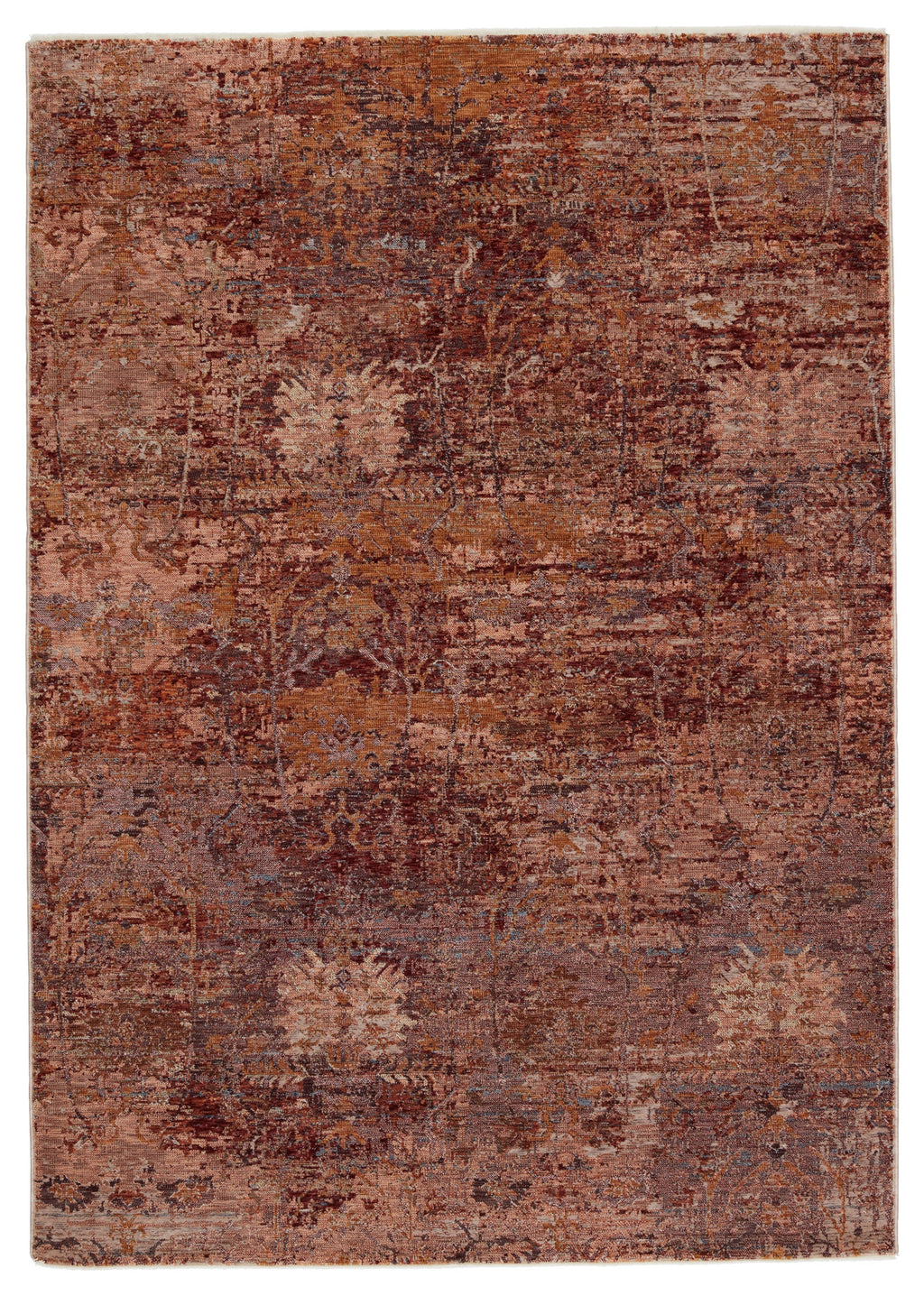 Valentia Ozella Red & Rust Rug 1