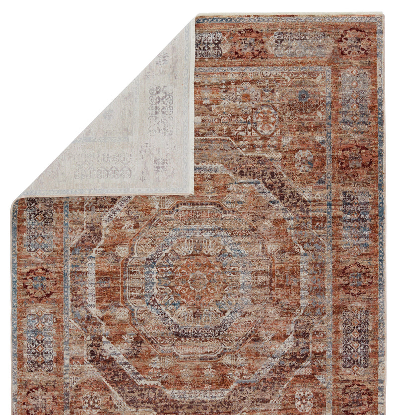 Valentia Arcadia Rust & Blue Rug 3