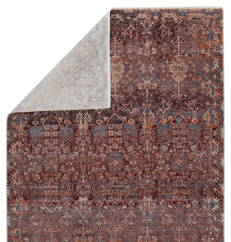 Valentia Marisol Maroon & Blue Rug 3