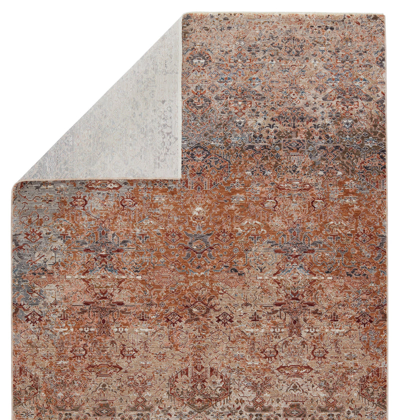 Valentia Elianna Tan & Rust Rug 3