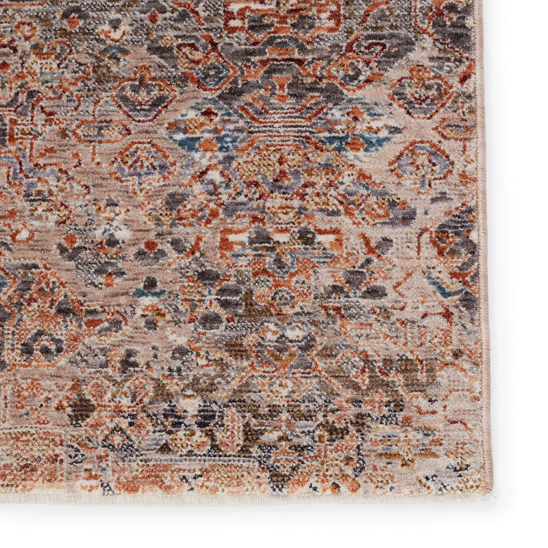 Valentia Elianna Tan & Rust Rug 4