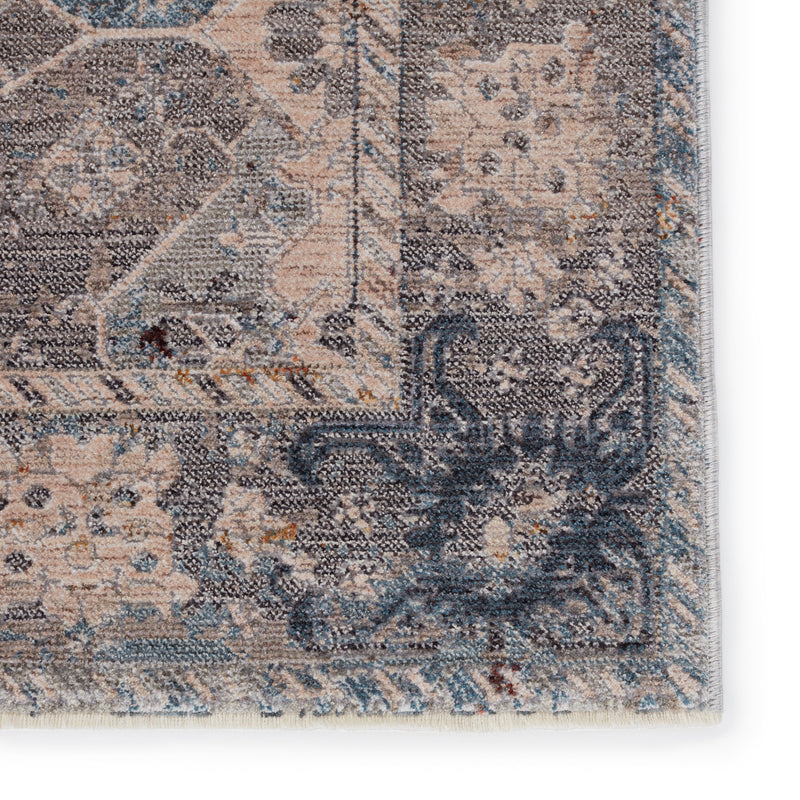 Valentia Thessaly Blue & Gray Rug 4