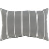 Vallarta VLT-002 Woven Pillow in Medium Grey & White by Surya