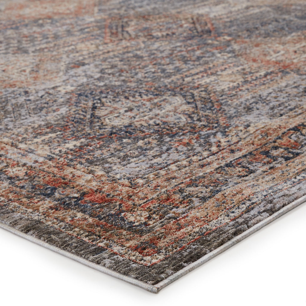 Vanadey Rhosyn Blue & Red Rug 2