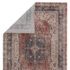 Temple Medallion Gray & Red Rug by Jaipur Living