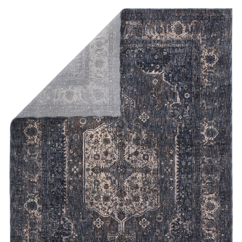 Temple Medallion Blue & Gray Rug by Jaipur Living