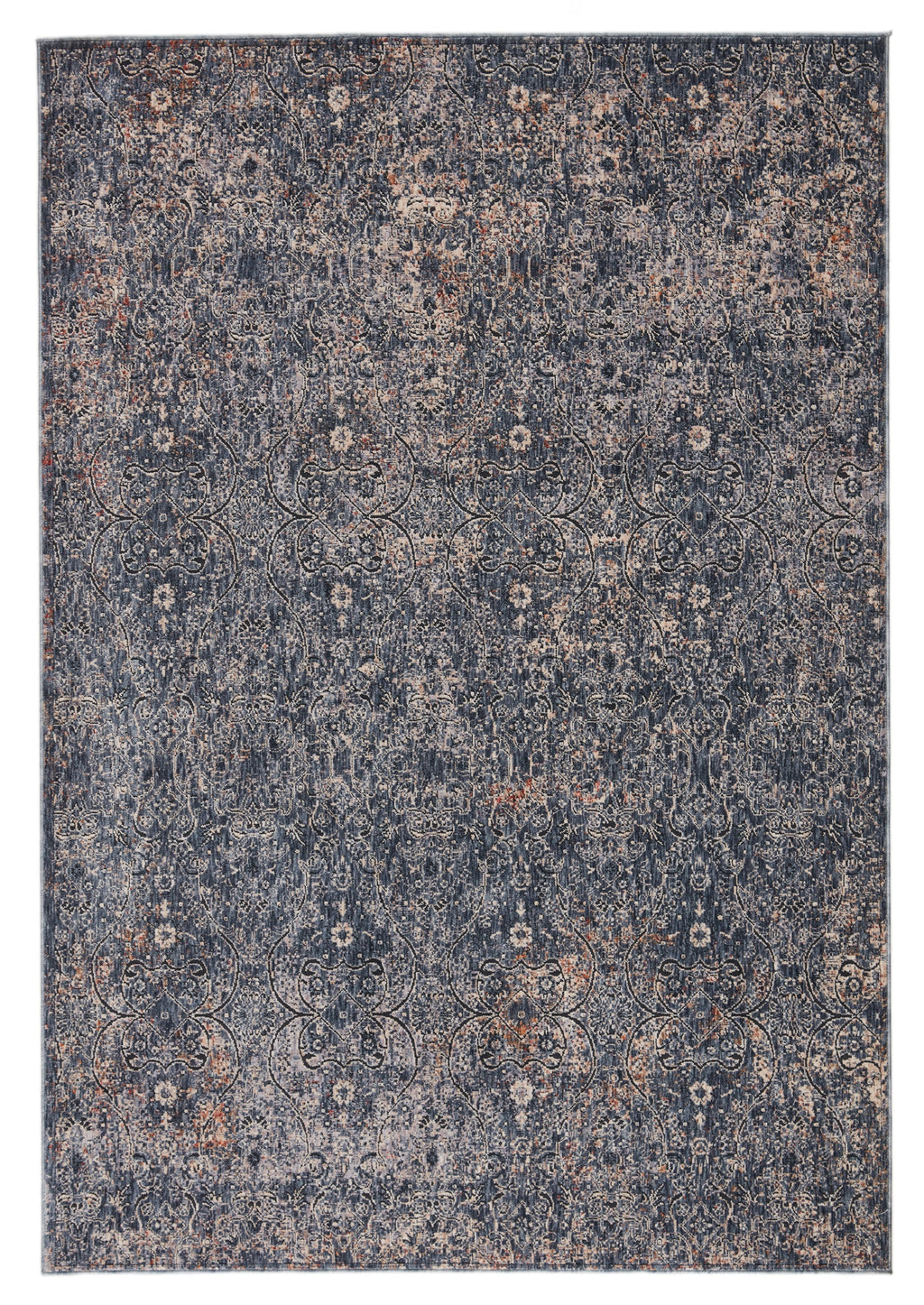 Ayvah Trellis Blue & Cream Rug by Jaipur Living