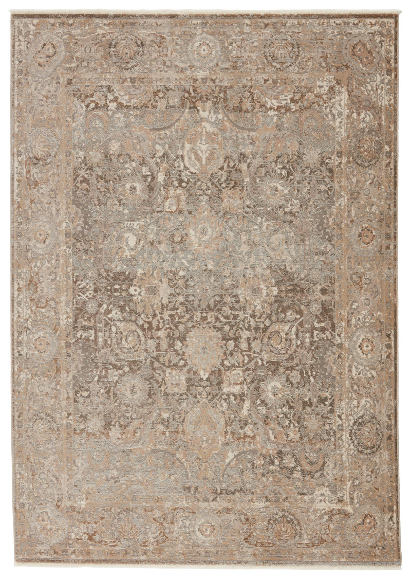 Baptiste Oriental Dark Taupe & Gold Rug by Jaipur Living