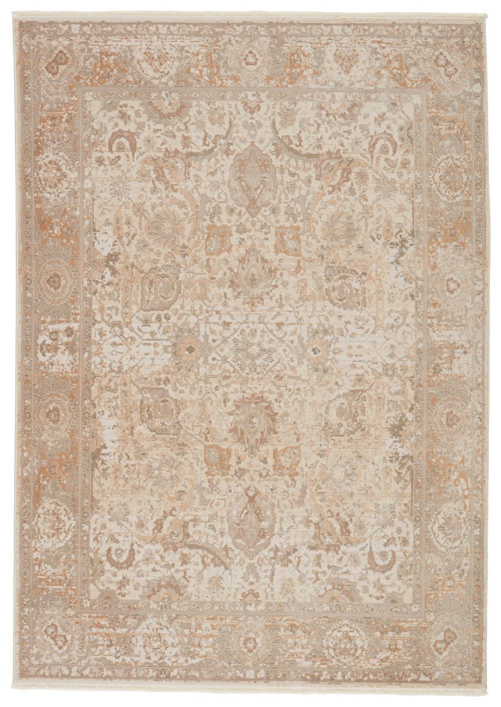 Baptiste Oriental Taupe & Cream Rug by Jaipur Living