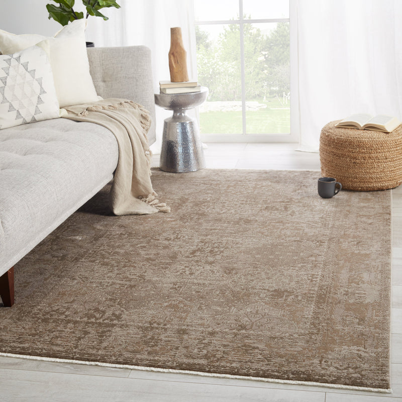 Lourdes Trellis Tan & Brown Rug by Jaipur Living