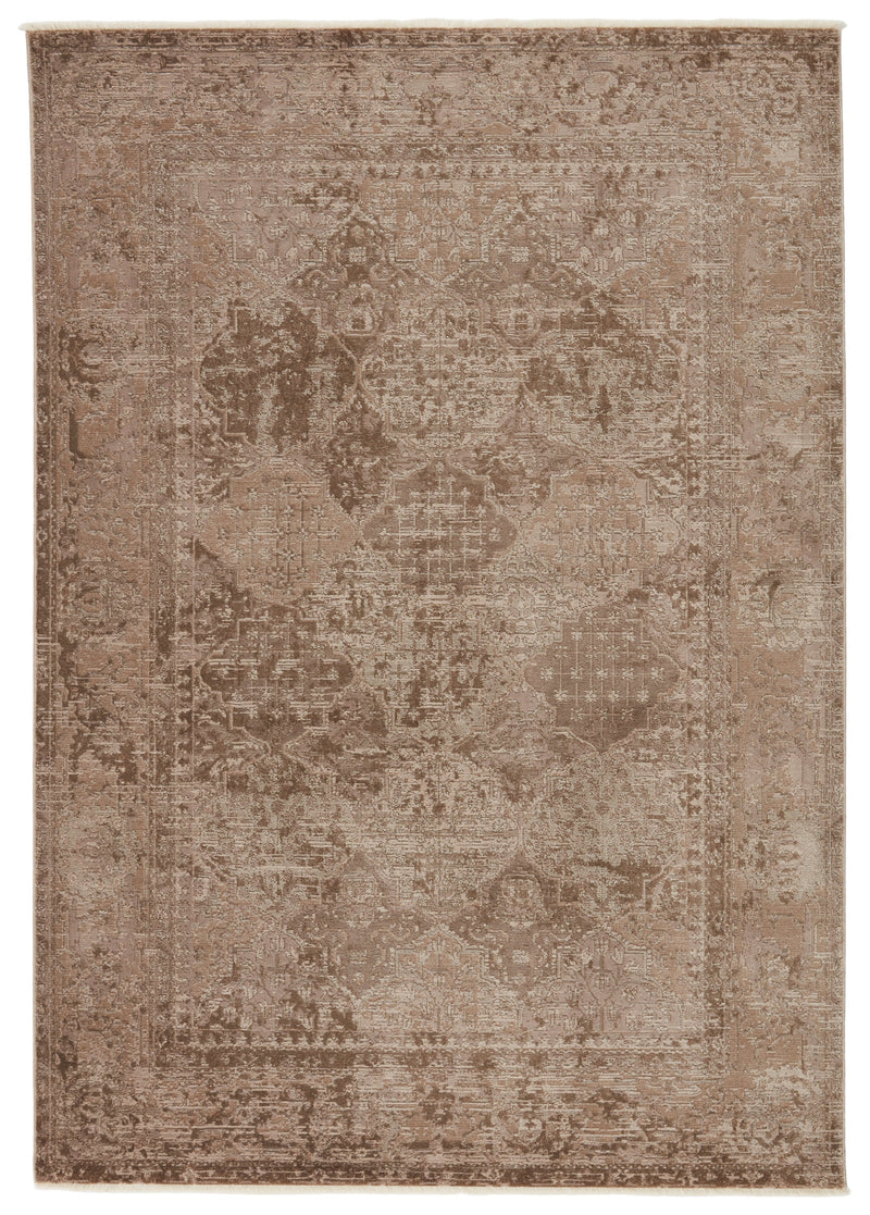 Lourdes Trellis Tan & Brown Rug by Jaipur Living