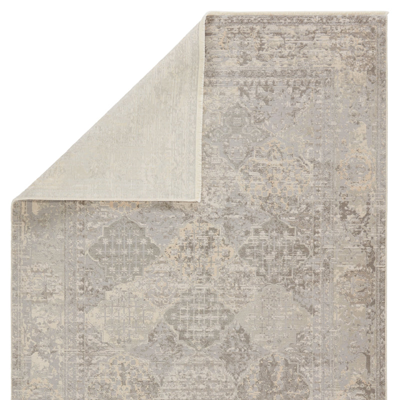 Lourdes Trellis Gray & Cream Rug by Jaipur Living