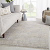 Lourdes Trellis Gray & Cream Rug by Jaipur Living