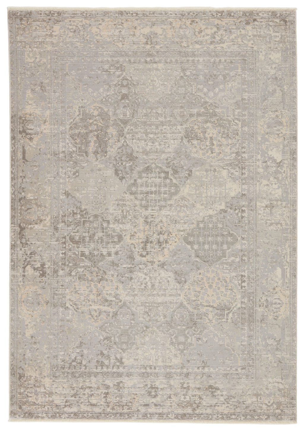 Lourdes Trellis Gray & Cream Rug by Jaipur Living