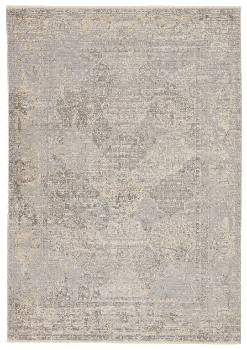 Lourdes Trellis Gray & Cream Rug by Jaipur Living