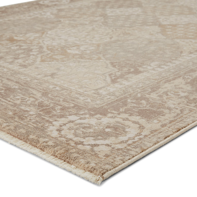 Lourdes Trellis Gold & Light Gray Rug by Jaipur Living