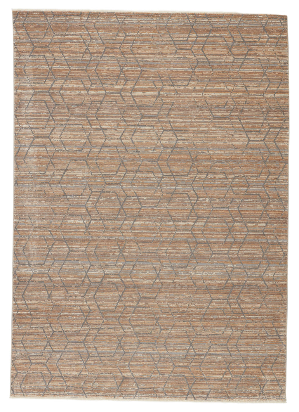 Cavendish Trellis Tan & Grey Rug by Jaipur Living