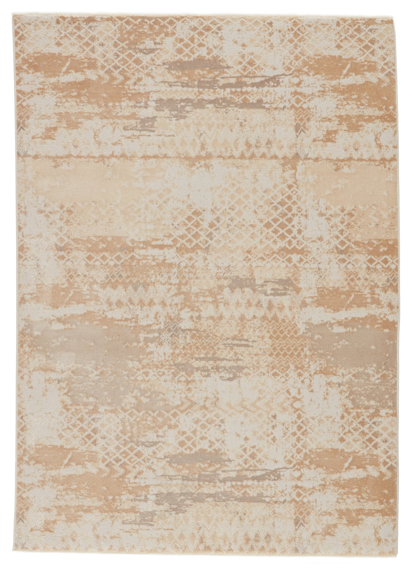 Azami Tribal Gold & White Rug by Jaipur Living