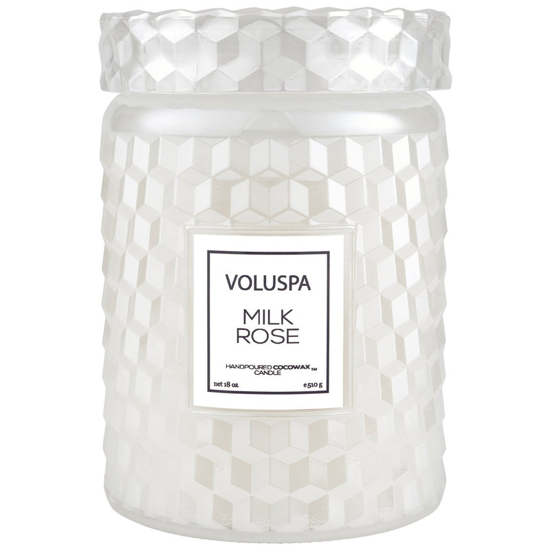 Milk Rose Large Jar Candle