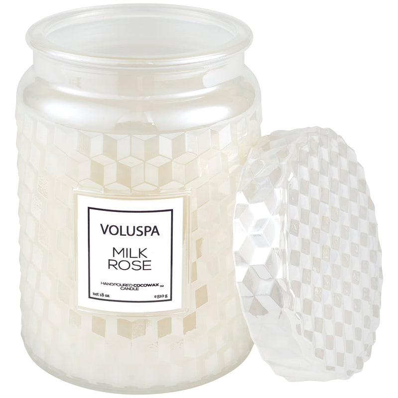 Milk Rose Large Jar Candle