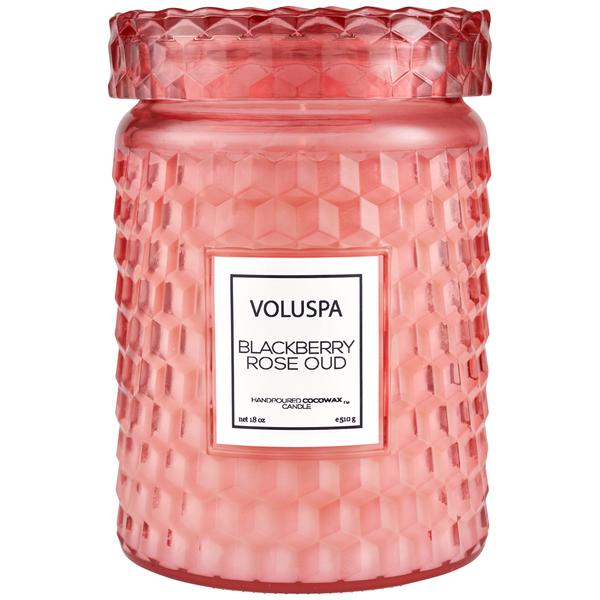 Blackberry Rose Oud Large Jar Candle