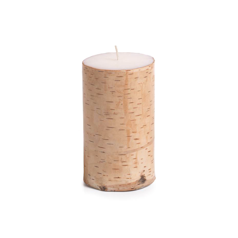 Birchwood Scented Pillar Candle in Various Sizes