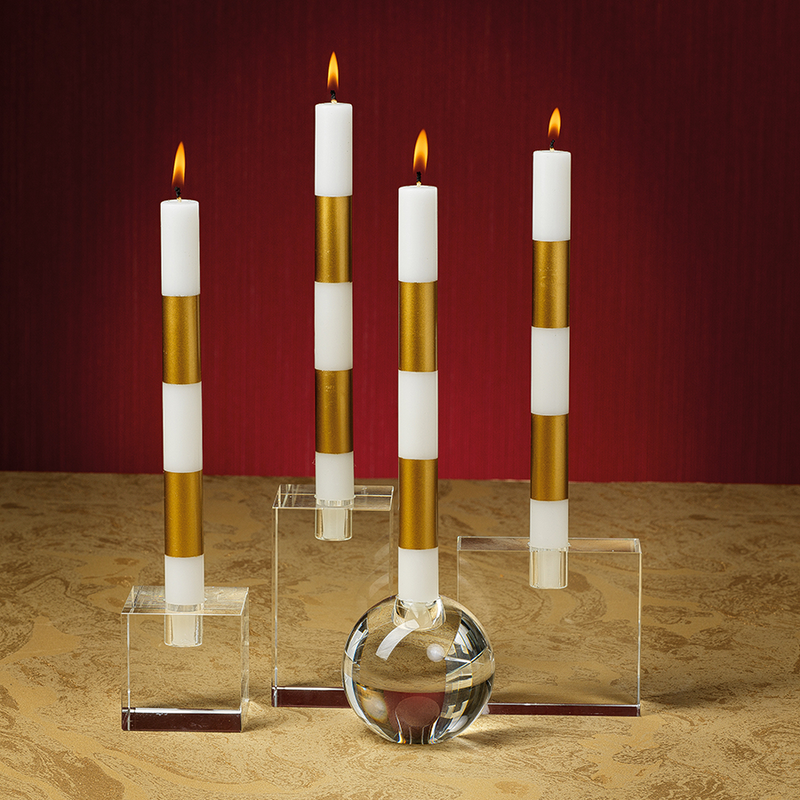 Modern and Festive Formal Candles - Set of 6