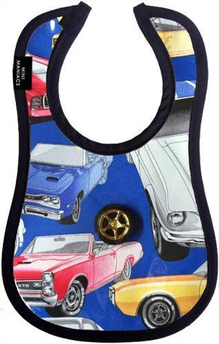 Vroom Baby Bib by Mini Maniacs