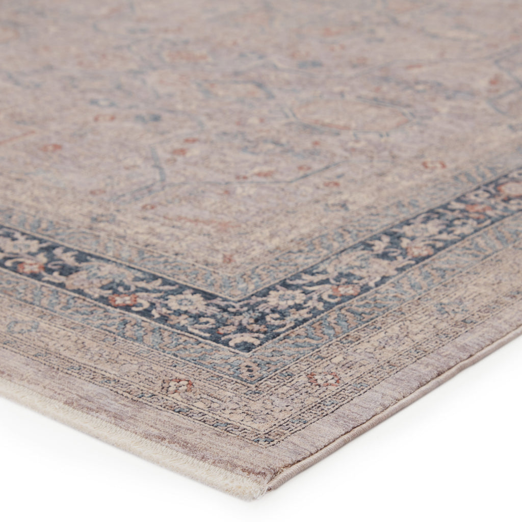 Brinson Oriental Rug in Blue & Gray